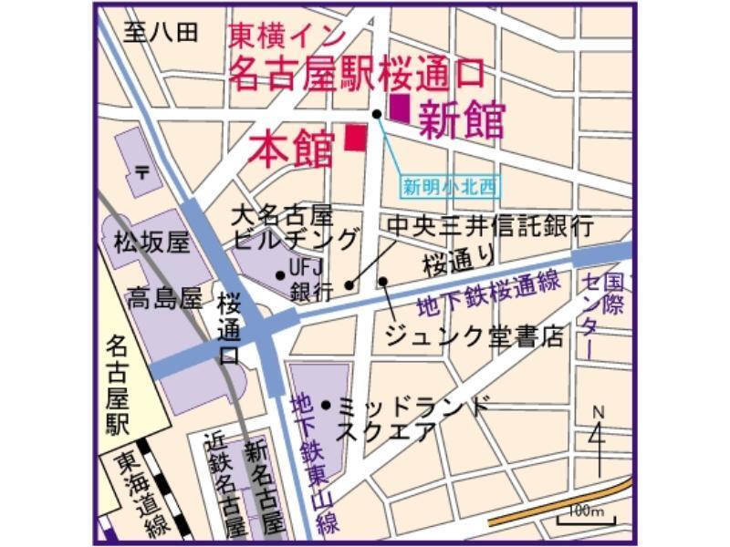 Toyoko Inn Nagoya-Eki Sakuradori-Guchi Honkan Exteriör bild